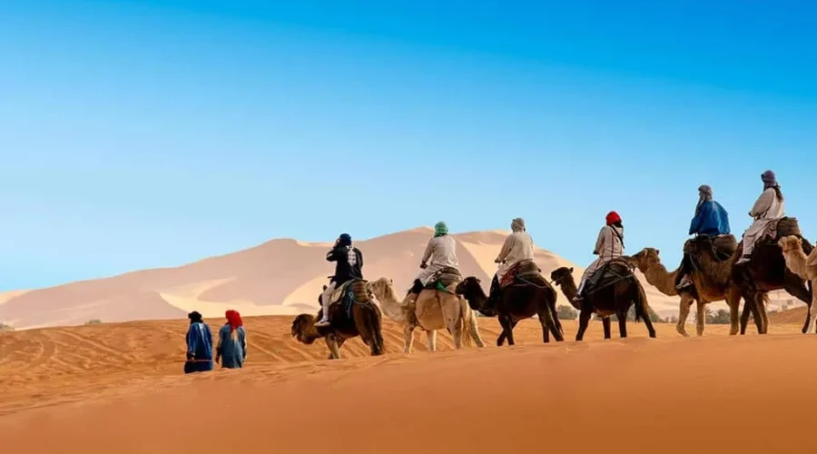 Casablanca Day Trip: Exploring Morocco’s Vibrant Economic Hub 4-Day Sahara Adventure: Marrakesh to Fes via the Desert. Experience dunes, Berber culture & stunning landscapes on this unforgettable journey.