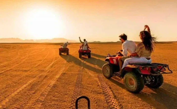 Quad Agafay desert ATV and camel ride