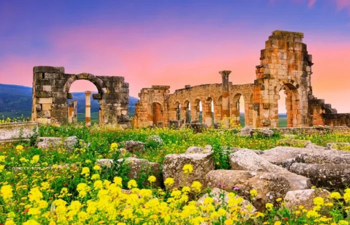 Ruins of the ancient city of Jerusalem, showcasing historical architecture in Jerusalem, Israel, featured in Morocco travel tours.