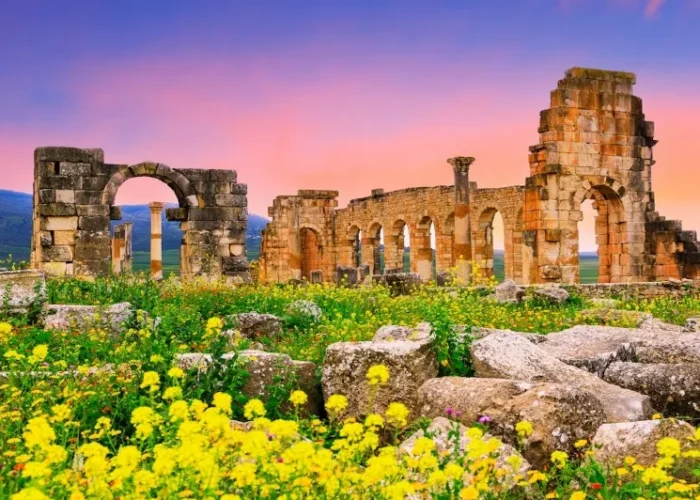 Ruins of the ancient city of Jerusalem, showcasing historical architecture in Jerusalem, Israel, featured in Morocco travel tours.