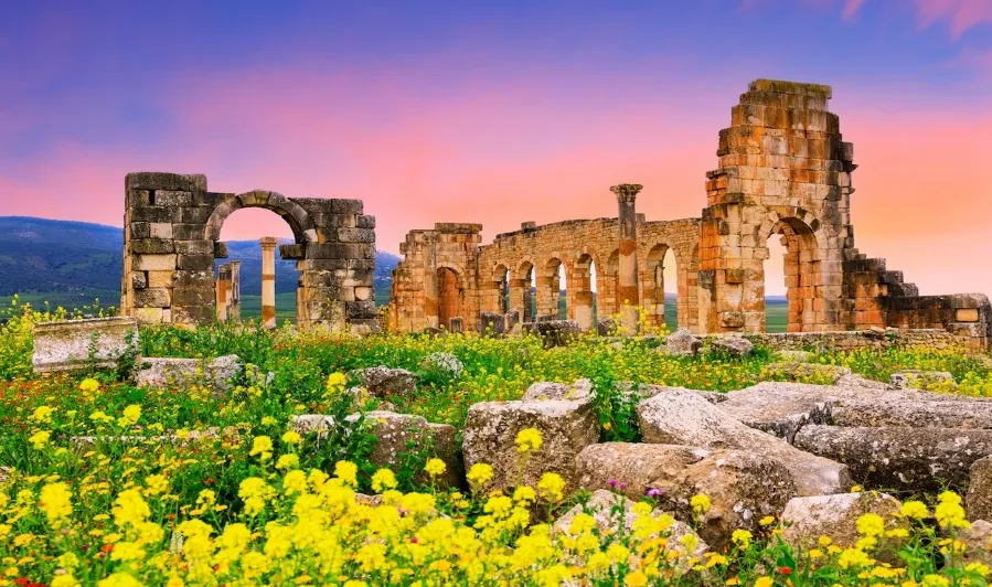 Ruins of the ancient city of Jerusalem, showcasing historical architecture in Jerusalem, Israel, featured in Morocco travel tours.