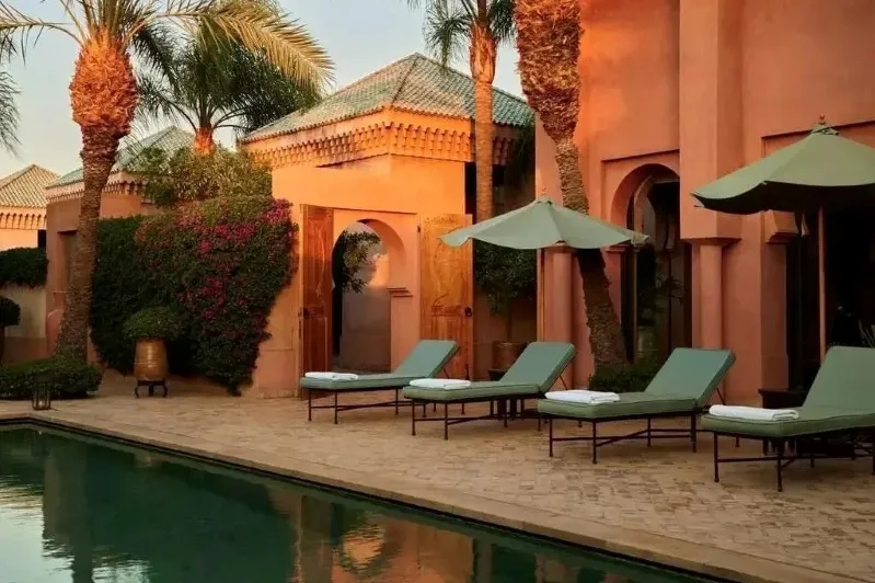 Elegant Marrakech luxury hotels and resorts showcasing opulence and comfort for discerning travelers.