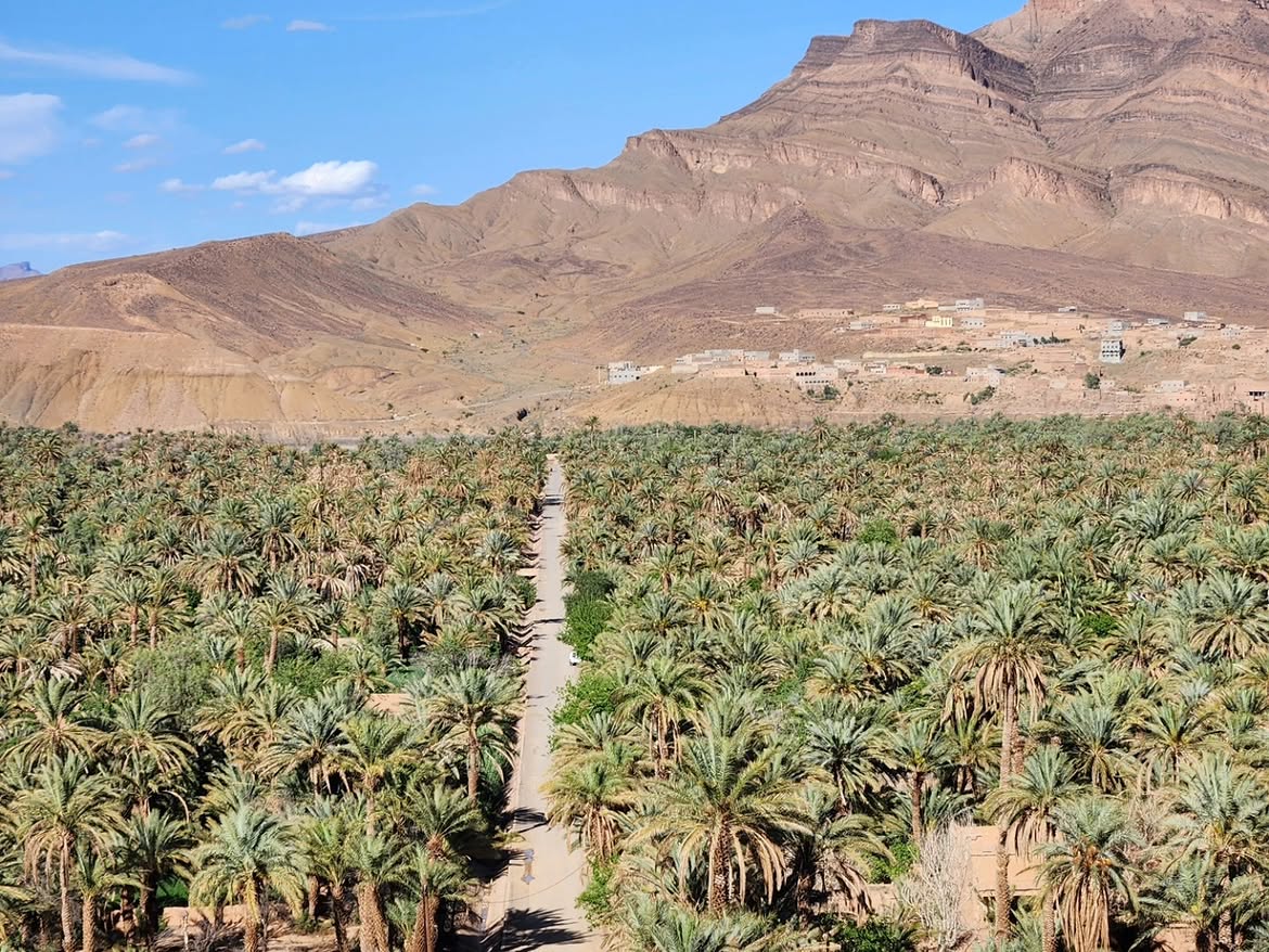 Agdez and the Kasbah of Tamnougalt at the head of the Draa Valley