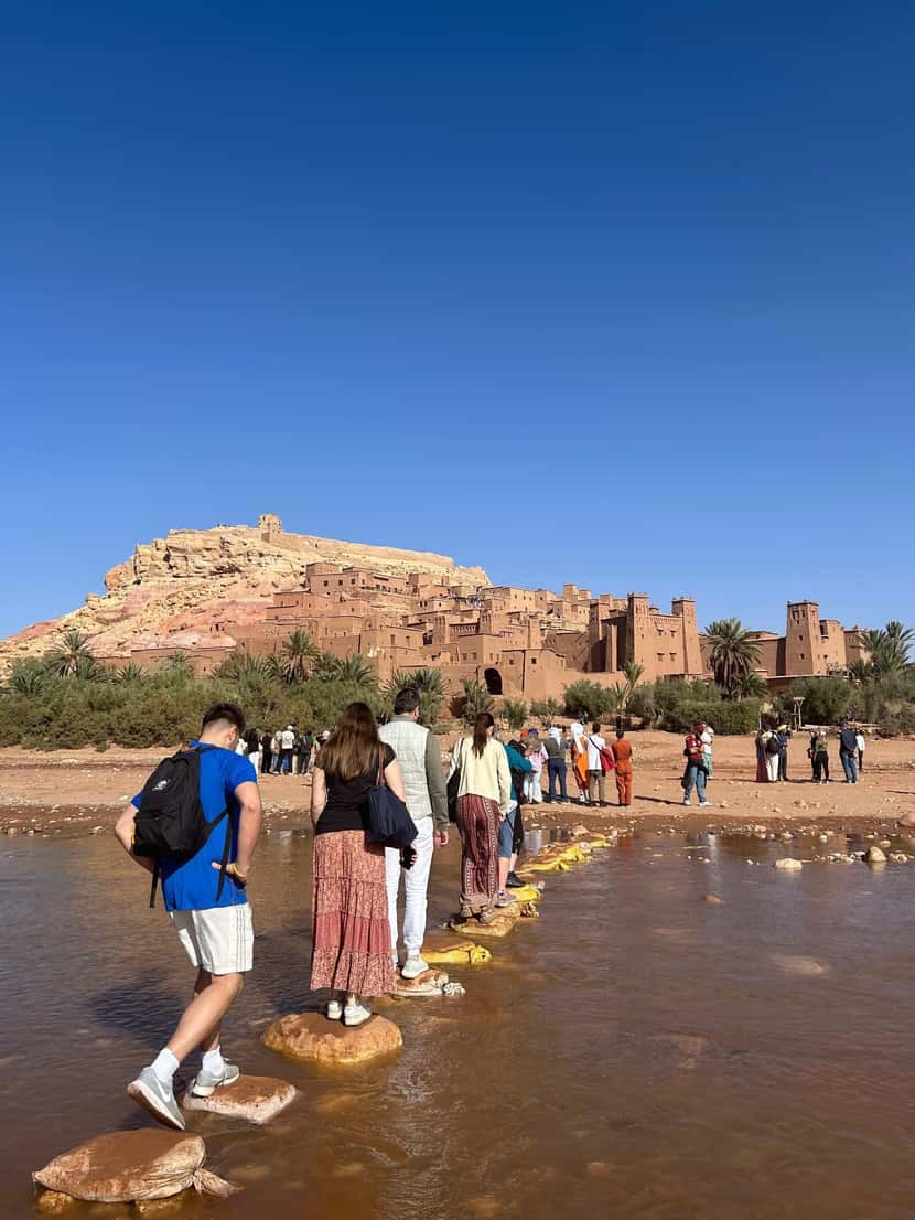 The UNESCO listed ksar of Aït Ben Haddou above the Ounila river