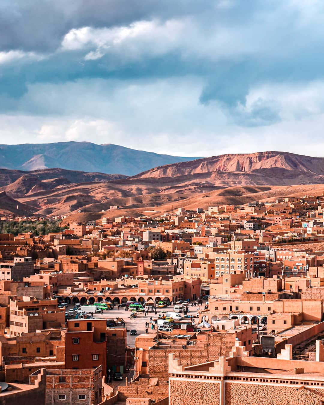 The Dades canyons above Boumalne Dades at the end of day one